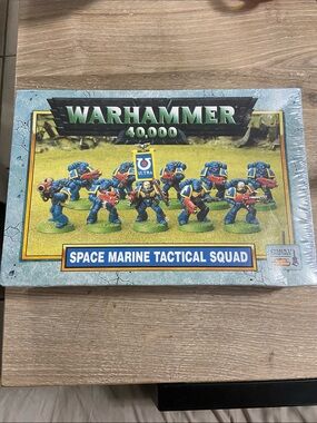 Vintage Warhammer 40K Space Marine Tactical Squad Set Factory Sealed